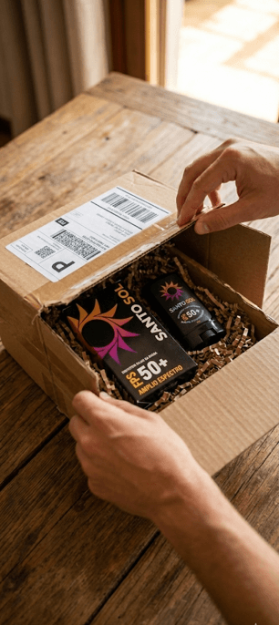 Recibiendo el pedido